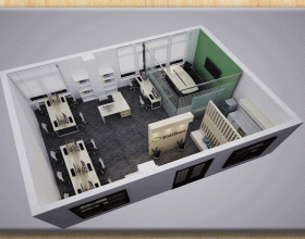 Phối cảnh Văn phòng Cty Edison Quy Nhơn