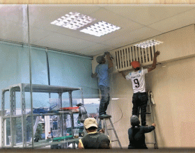 NV thi công lắp đặt thiết bị