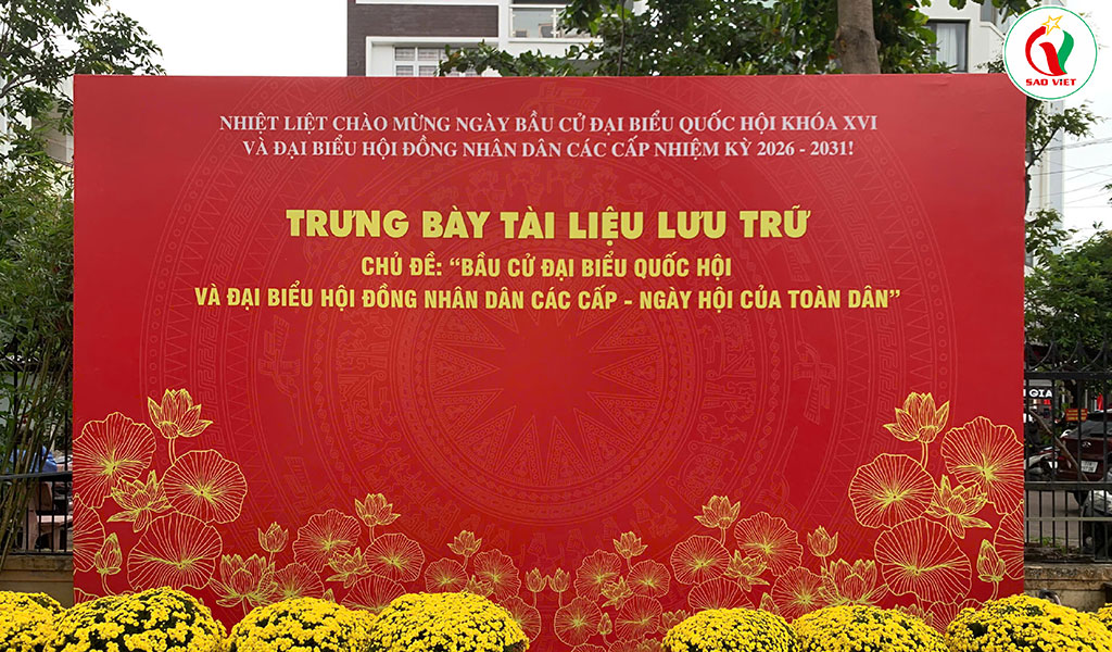 SAO VIỆT – ĐỒNG HÀNH CÙNG NGÀY HỘI NON SÔNG: BẦU CỬ ĐẠI BIỂU QUỐC HỘI VÀ HĐND CÁC CẤP NHIỆM KỲ 2026 – 2031