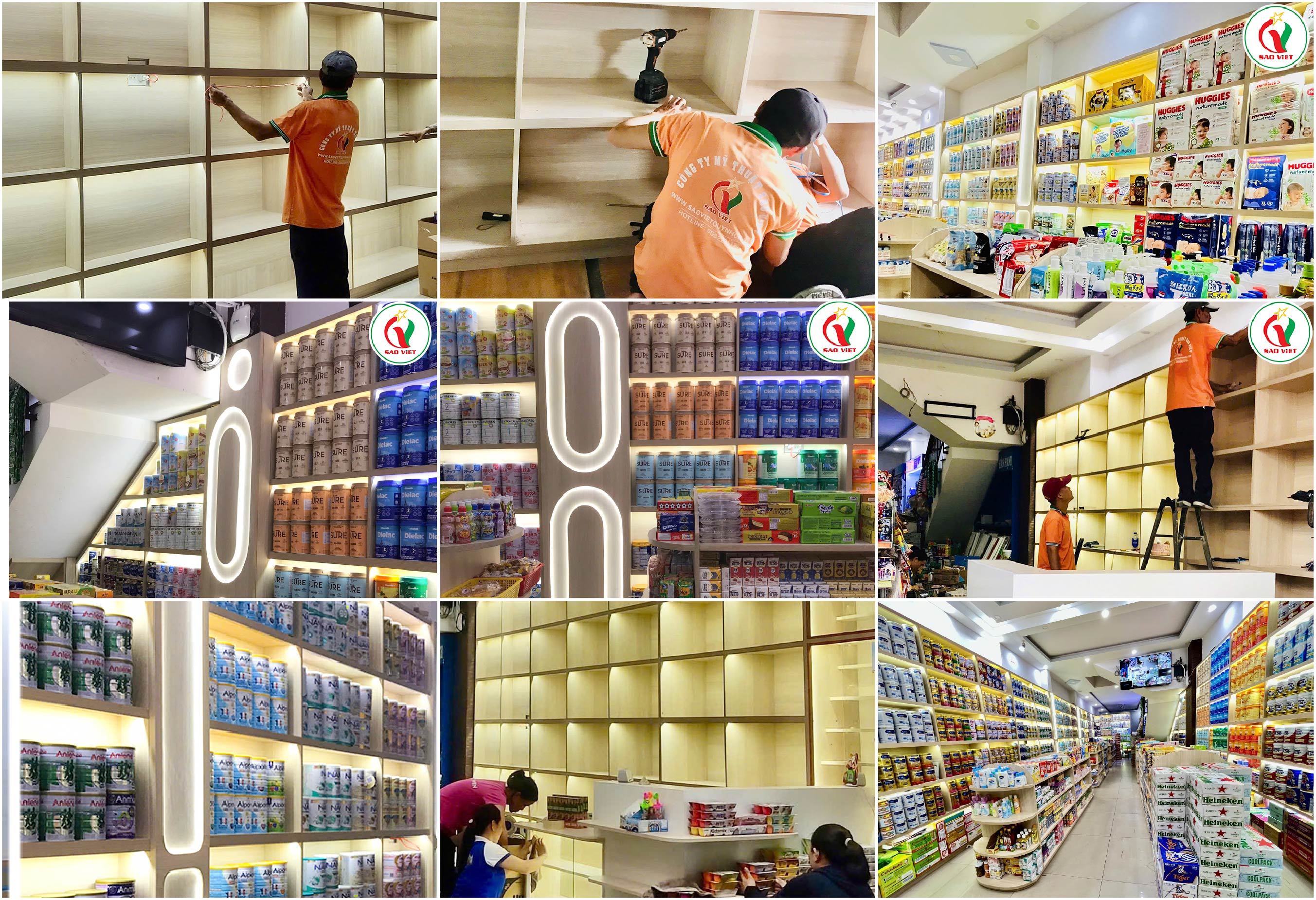 Setup nội thất Shop Hân Hạnh